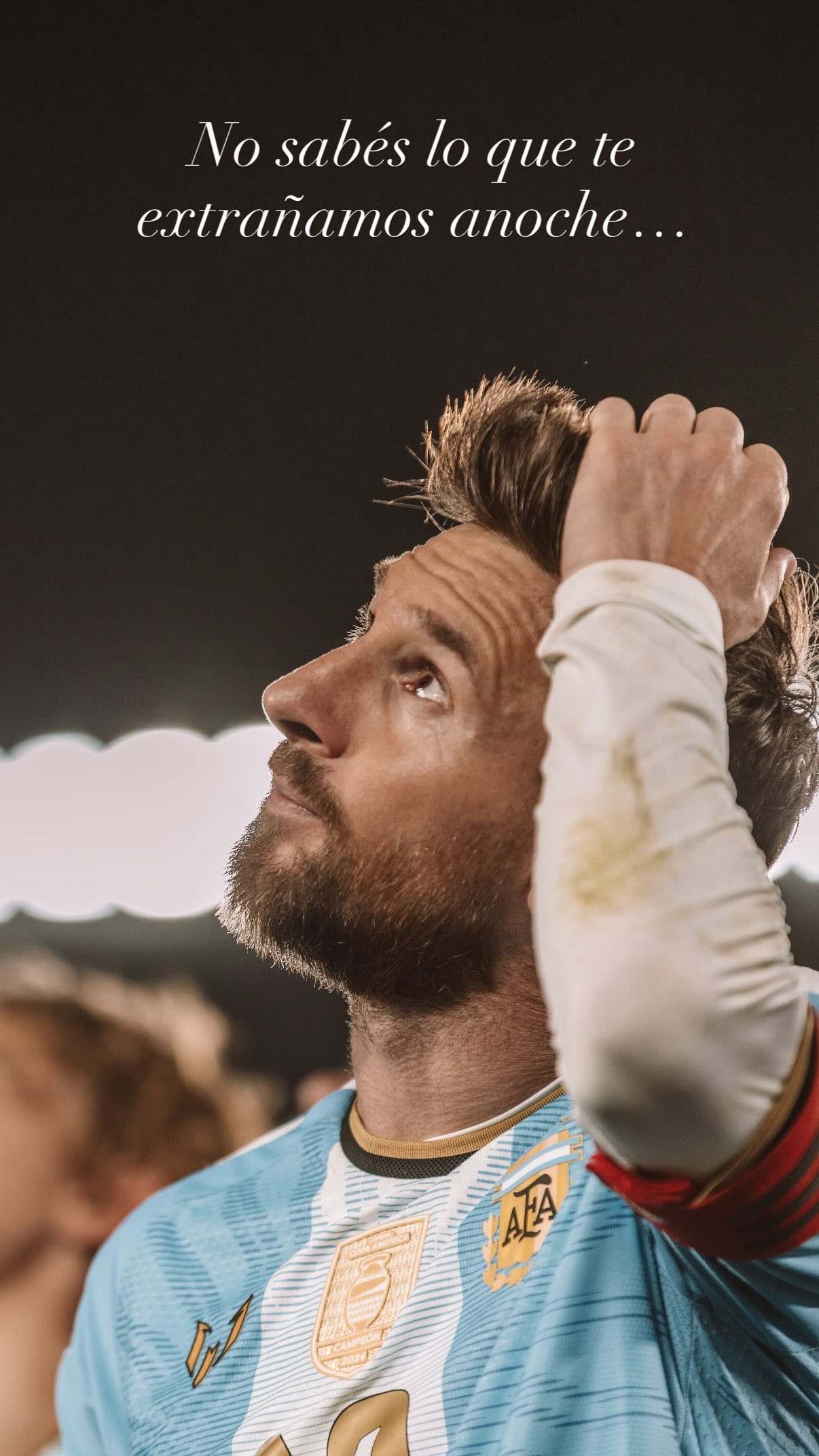 Messi blickt in den Himmel und vermisst seinen Vater: „Ihr wisst nicht, wie sehr wir euch letzte Nacht vermisst haben"