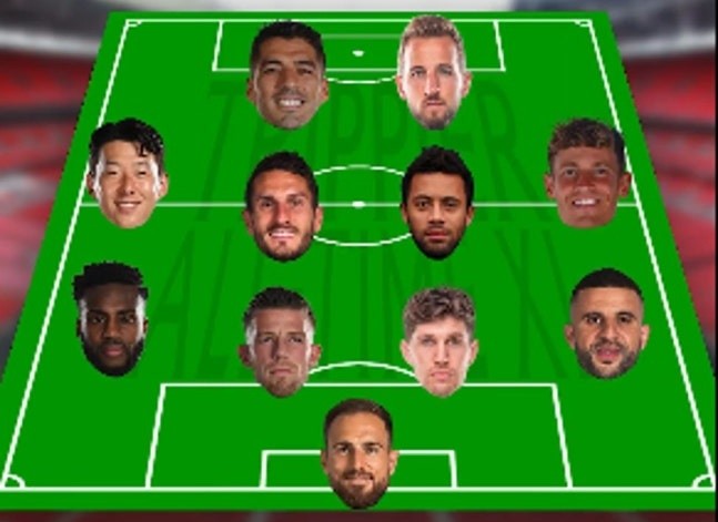 Trippier wählt seine Top-11: Kane führt Son und Suárez an