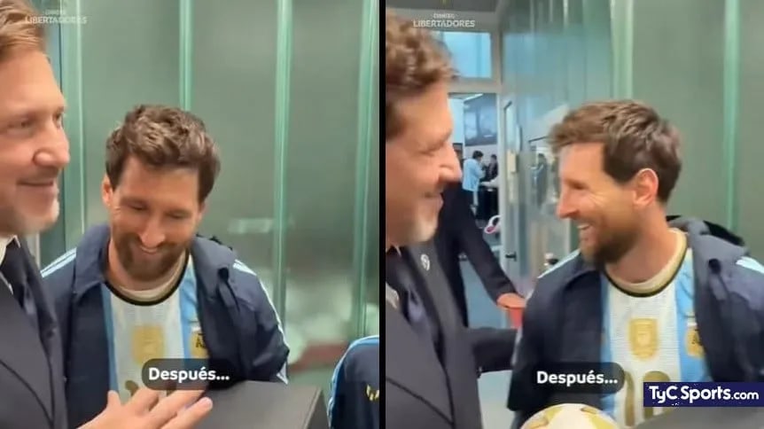TyC: Il presidente della CONMEBOL propone a Messi di giocare la Copa Libertadores, Messi resta in silenzio