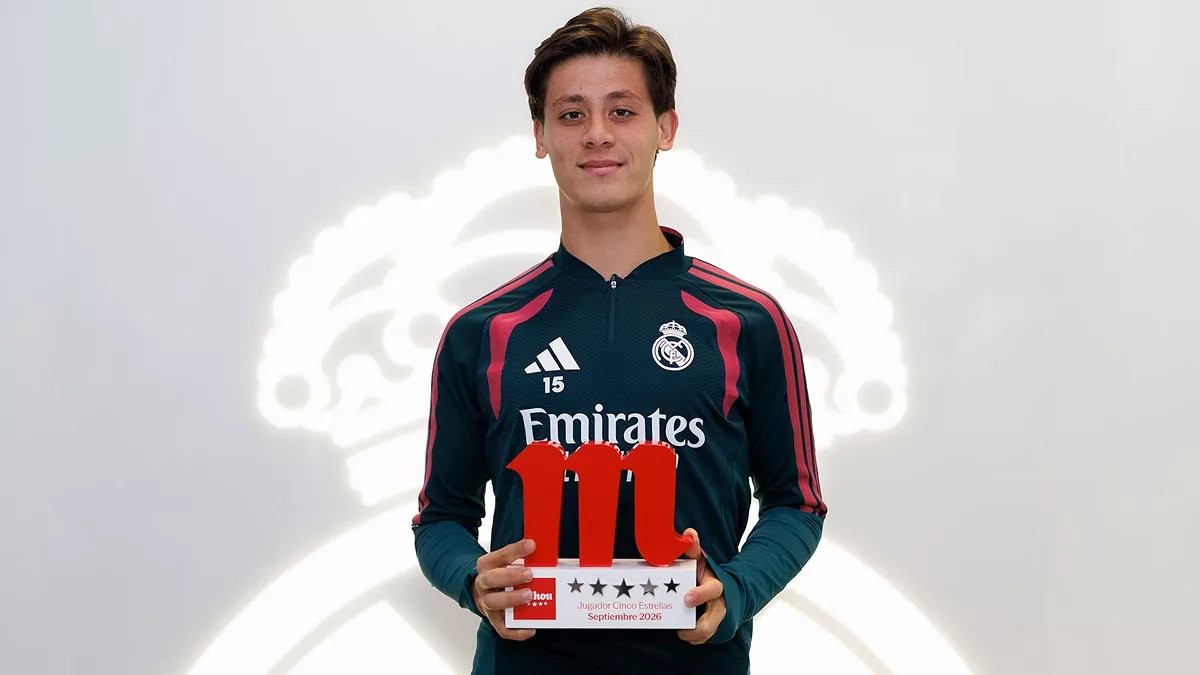 Un moment de gloire pour Güler, élu joueur du mois de septembre du Real Madrid