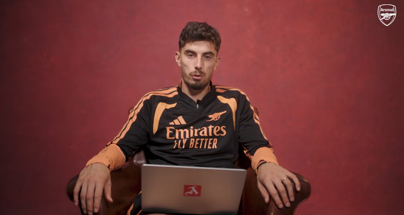 Havertz: Wearing long sleeves is my superstition; Ronaldo's jersey is the best in my collection