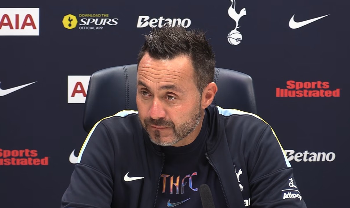 De Zerbi on Manchester City: We're bottom of the table, I'm not concerned about other teams