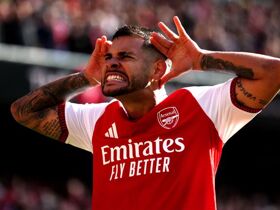 Arsenal 2-1 Leeds: Riccardo Calafiori and Bruno Guimaraes on target as champions fight back to go level with Man City