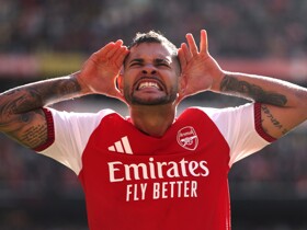 Arsenal 2-1 Leeds United: Calafiori and Guimaraes complete comeback win