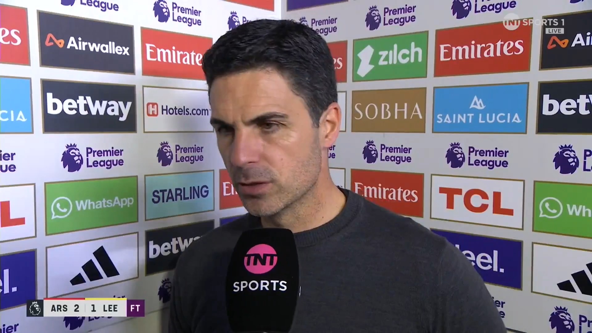 Arteta: "Cuando vas perdiendo en un partido matinal, hay mucho que hacer; recuperar la moral es clave"