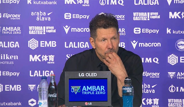 Simeone: Hai bàn thắng đều ghi bởi hậu vệ? Quan trọng là bóng vào lưới, bất kể từ đâu