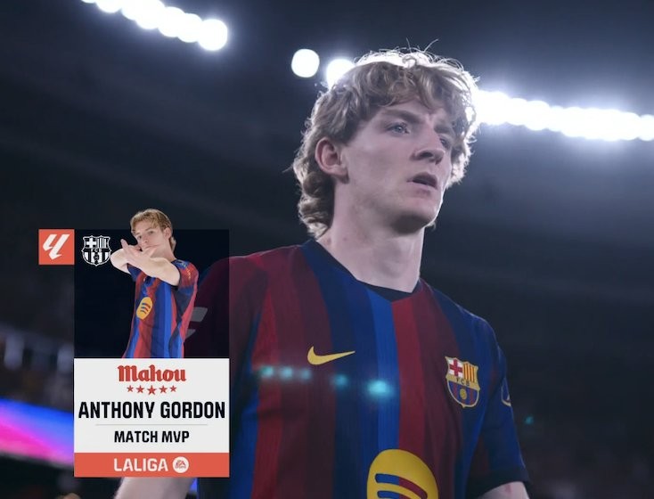 Gordon erzielt sein erstes LaLiga-Tor und wird zum Man of the Match gegen Getafe gewählt