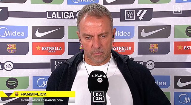 Flick: "Segnare subito il primo gol è stato importante; tutti lottano per la squadra"
