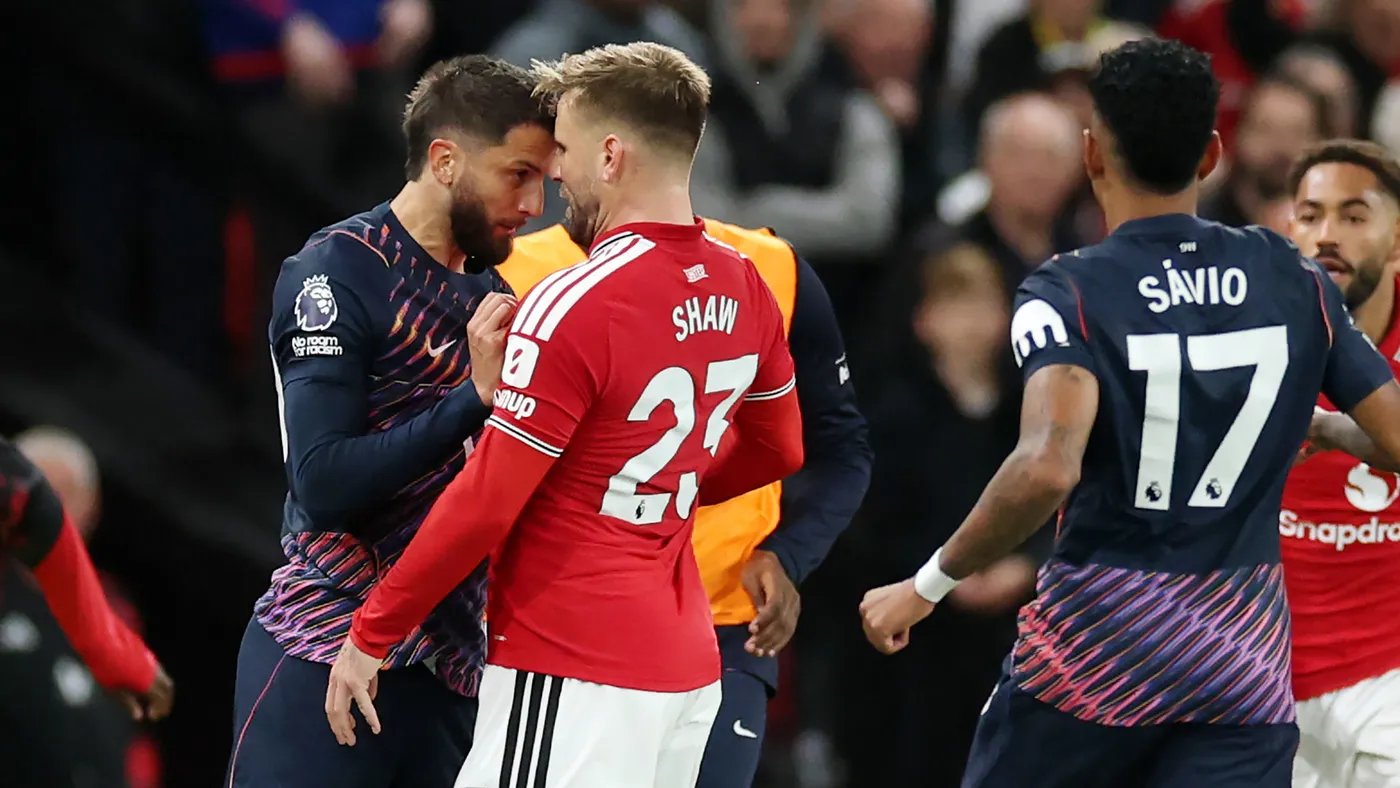 Waddle: Si Bentancur a reçu un carton rouge, Luke Shaw aurait dû aussi l'être