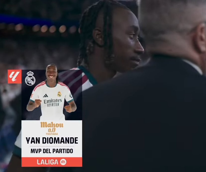 Diomande, autor del único gol, elegido mejor jugador del partido entre Real Madrid y Villarreal
