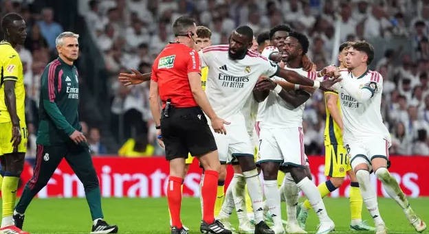 Marca: Real Madrid's dressing room unhappy with referees, claiming some lack respect