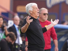 Gasperini thrilled with 'clarity and order' from 10-man Roma