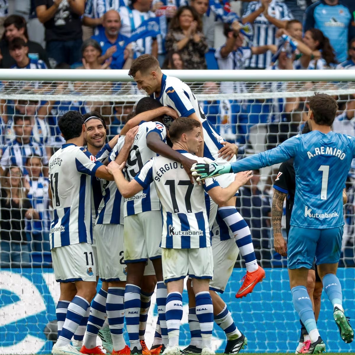 Locura, taquicardia y triunfo agónico de la Real en Anoeta