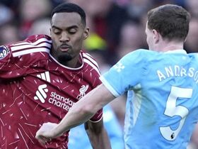 Liverpool 0-3 Man City: Ryan Gravenberch's sending off in Premier League defeat criticised by Jamie Carragher