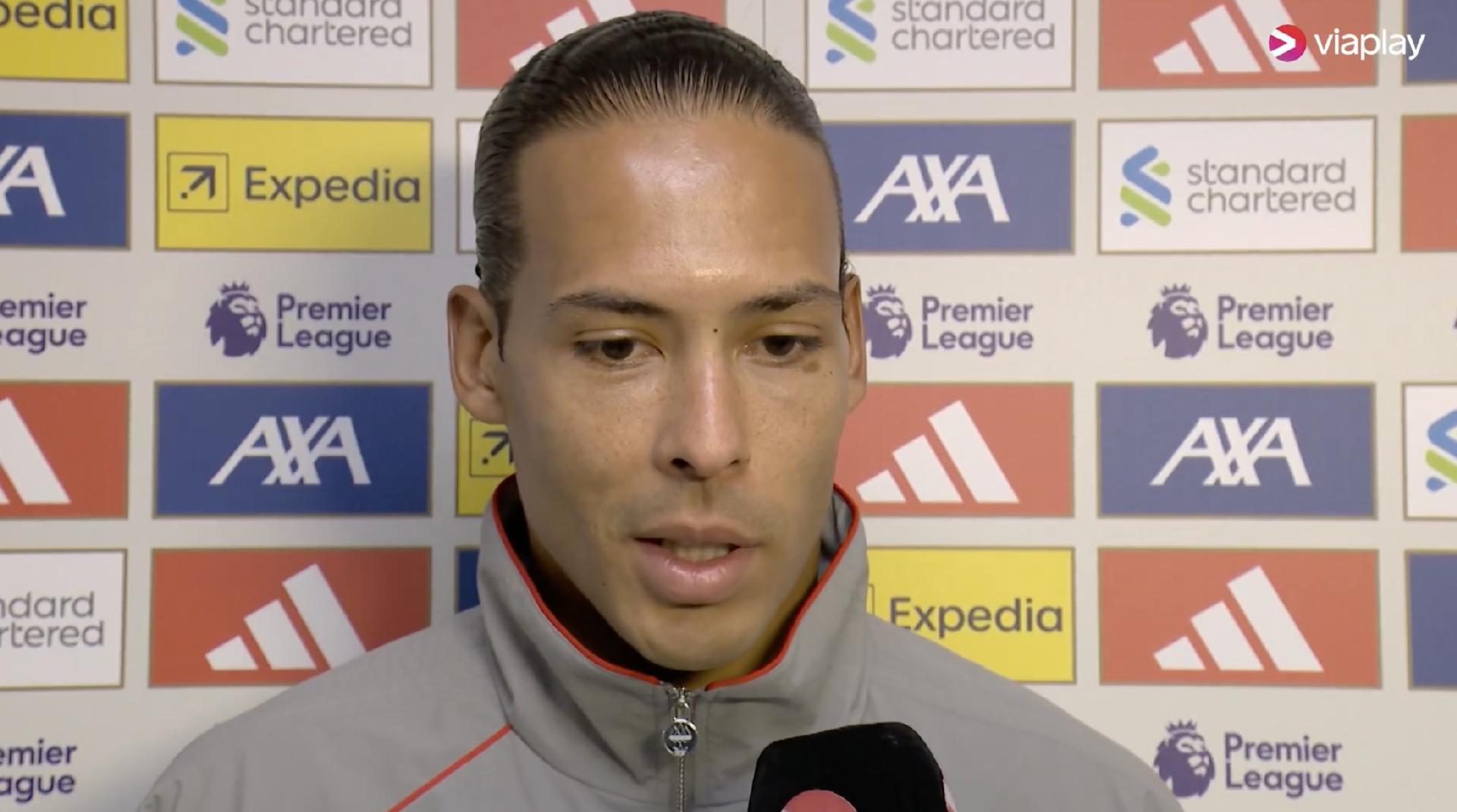 Van Dijk: Das Spiel sah die meiste Zeit nicht wie ein 0:3 aus; ich warte das Urteil ab, bevor ich mich äußere