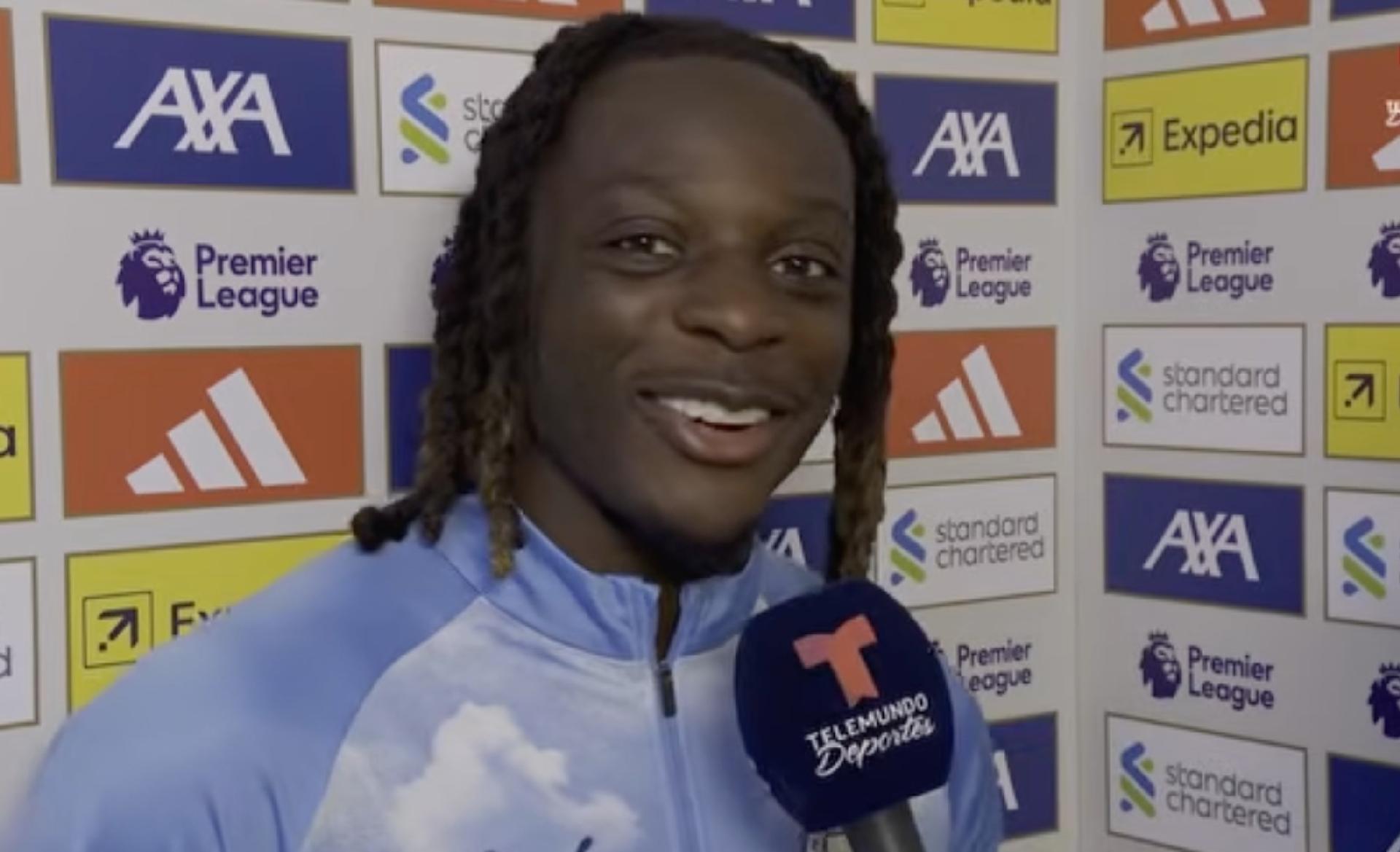 Doku sur son but : J'ai souvent travaillé ce type de tir à l'entraînement, et je suis heureux que cela ait payé