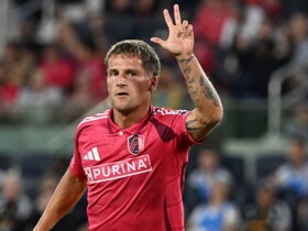 St. Louis City SC 6-2 LA Galaxy: Holse hat-trick leads the way in record-equalling win