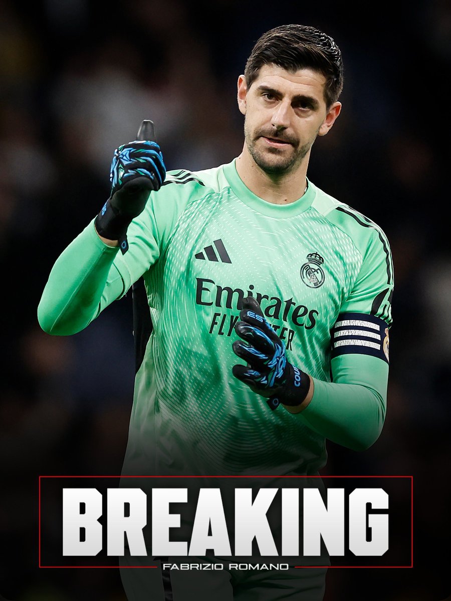 Romano : Le Real Madrid et Courtois ont trouvé un accord de principe pour un nouveau contrat