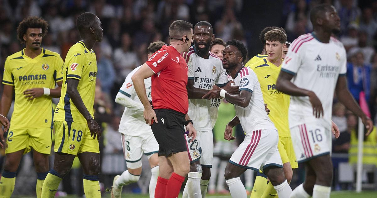 Völlig außer Kontrolle: Vinicius stößt nach Platzverweis La-Liga-Mitarbeiter