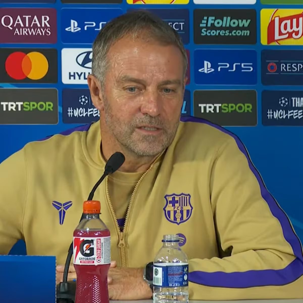 Rueda de prensa de Hansi Flick, en directo: declaraciones previas al Galatasaray - Barcelona de Champions
