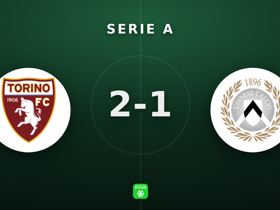 Serie A: Torino 2-1 Udinese — Ekkelenkamp eleito melhor em derrota