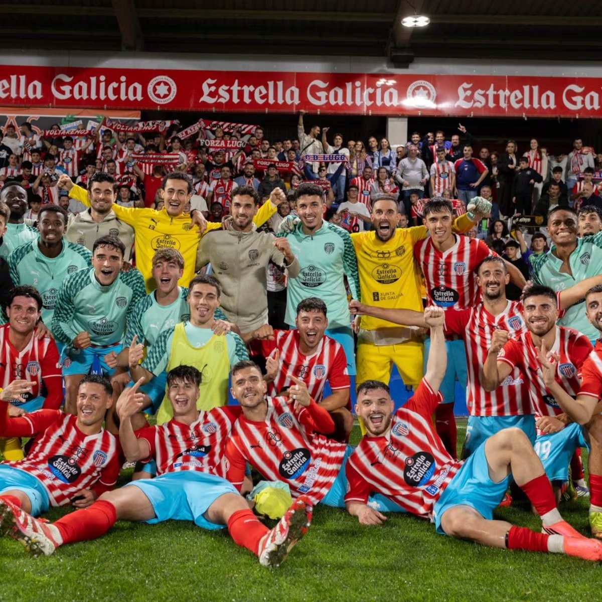 El Lugo, superlider en Primera Federación