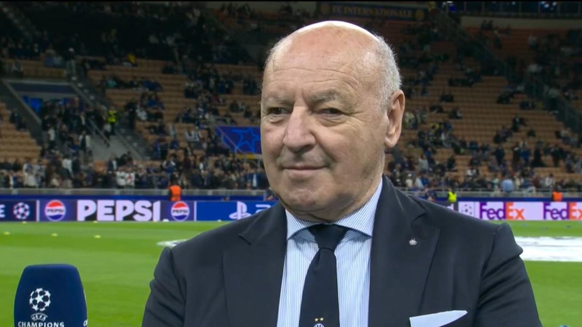 Marotta: Jugar bien en casa en la Champions es clave; ¿ganar la Champions? Tenemos la obligación de darlo todo