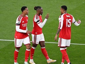 Arsenal 3-0 Lille: Timber, Saka & Eze score in second-half to seal 3 points