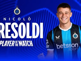 5 attempts, 3 goals! OFFICIAL: Tresoldi has been named Player of the Match against Inter
