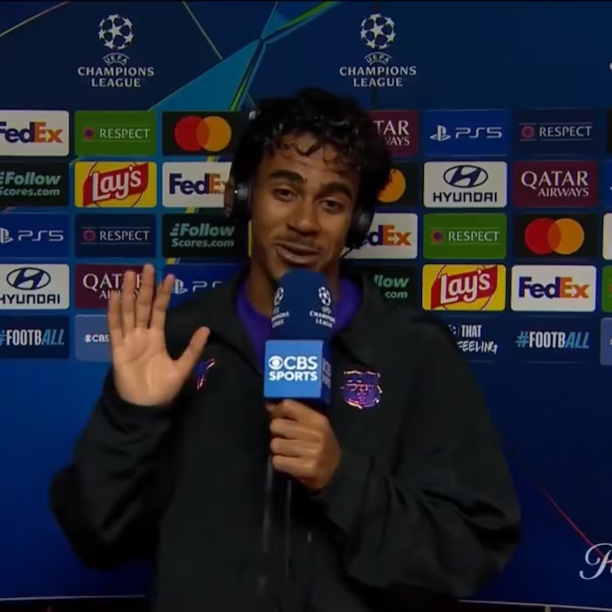 Henry le pregunta a Lamine si el triplete es posible y su respuesta le deja alucinado