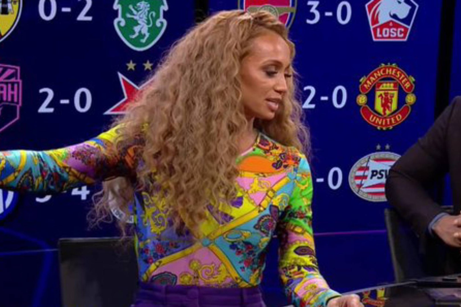 Champions-League-Moderatorin neckt Richards: Studio-Gast mit den wenigsten Titeln könnte Medaillen abgeben müssen