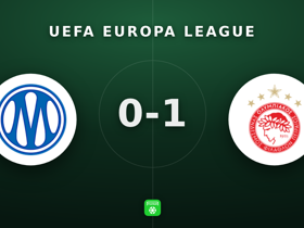 Europa League : Marseille 0-1 Olympiakos — Hezze (8.3), seul buteur