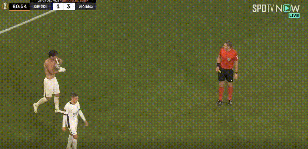 Beşiktaş Defeats Hoffenheim 3-2, Oh Hyeon-gyu Scores Brace and Exchanges Respectful Gesture with Referee