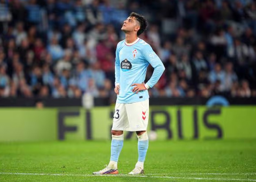 Hugo, atacante do Celta: Fizemos um ótimo jogo, não merecíamos esse resultado