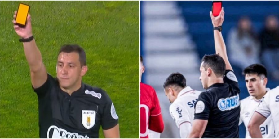 Debüt: Digitale Gelbe Karte erstmals im Uruguay-Pokal eingesetzt