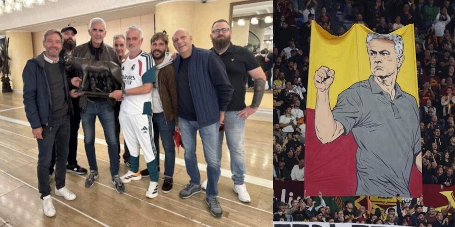 Corriere dello Sport: AS-Rom-Fans überreichen Mourinho eine Bronze-Kapitolinische Wölfin von 1925 als Zeichen der Anerkennung